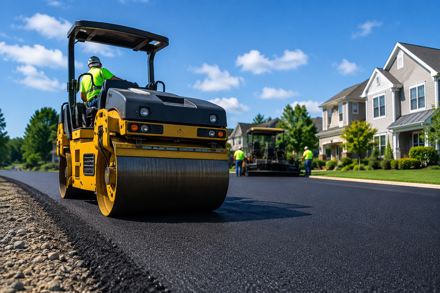 Asphalt paving project by Bama Georgia Paving in Talladega, AL