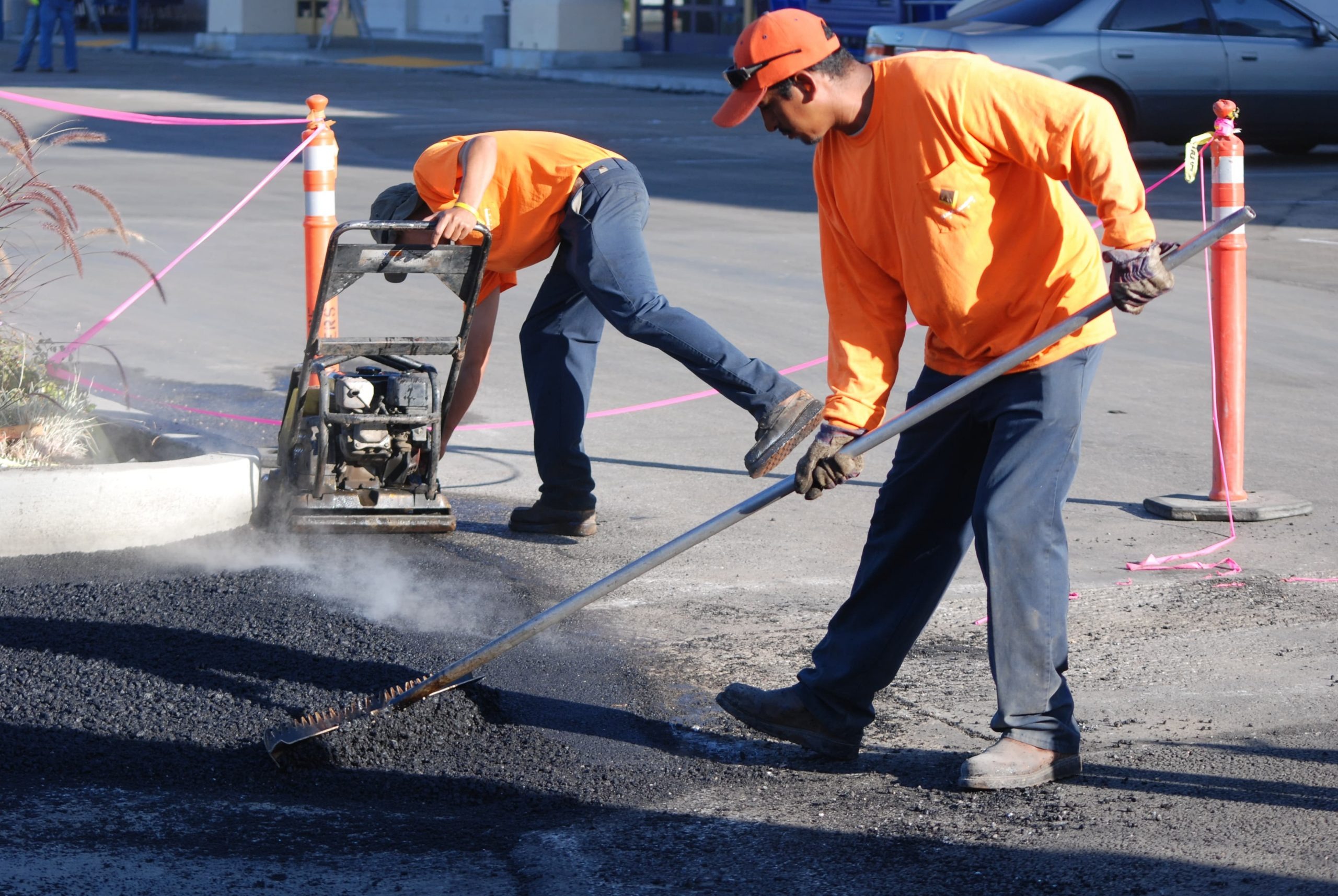 Asphalt paving project by Bama Georgia Paving in Talladega, AL