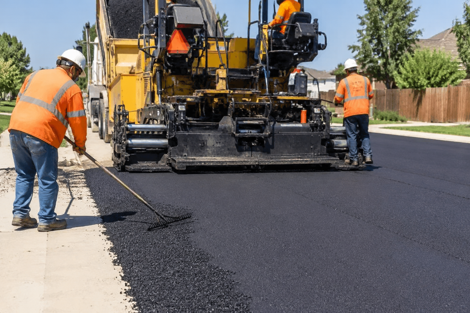 Asphalt paving project by Bama Georgia Paving in Talladega, AL