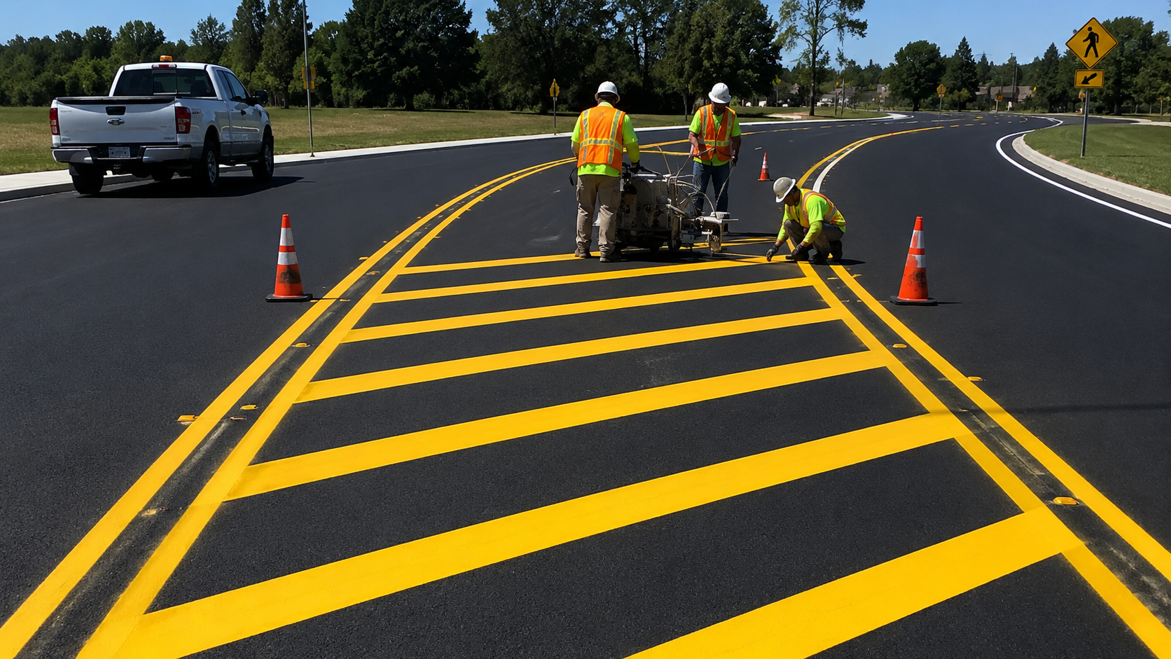 Asphalt paving project by Bama Georgia Paving in Talladega, AL