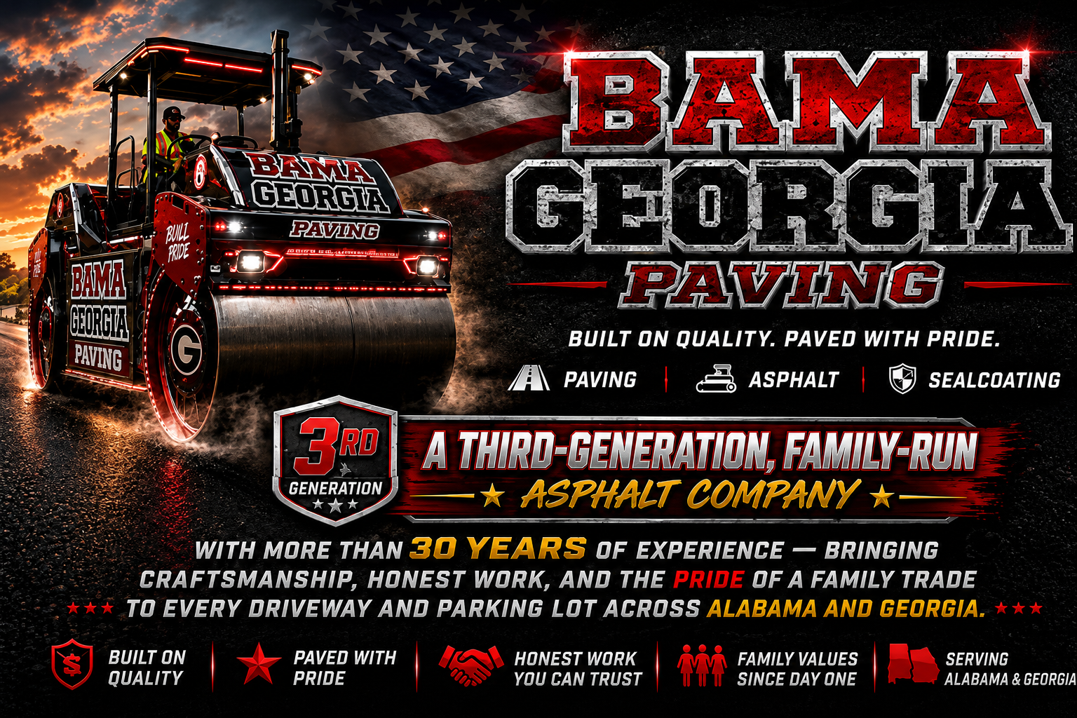 Bama Georgia Paving &mdash; Asphalt Paving & Sealcoating in Talladega, AL